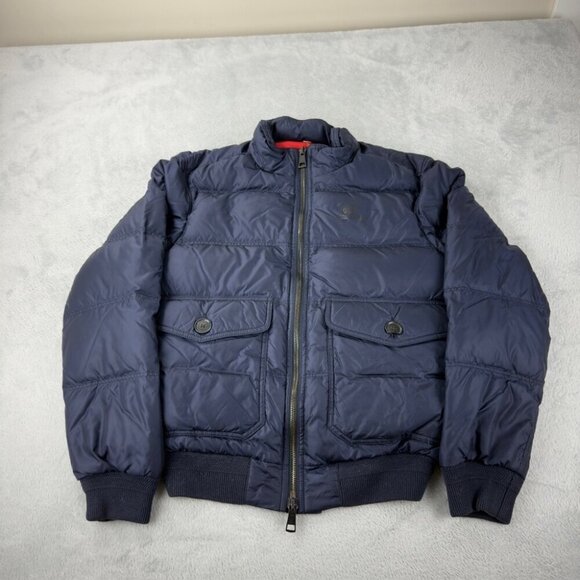 Burberry Navy Blue Down Puffer Jacket Men’s Size S - Picture 14 of 15